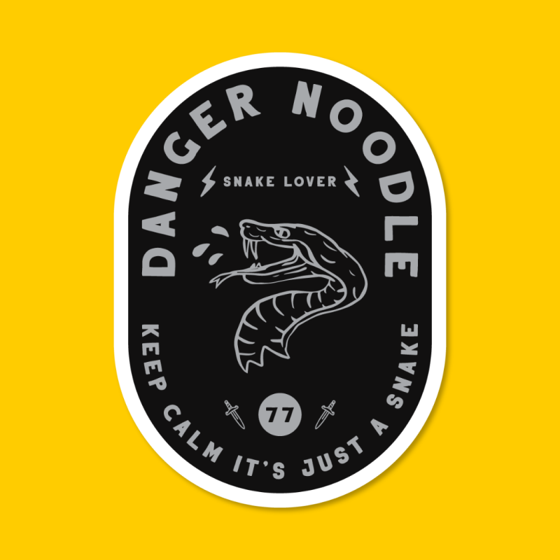 danger noodle sticker