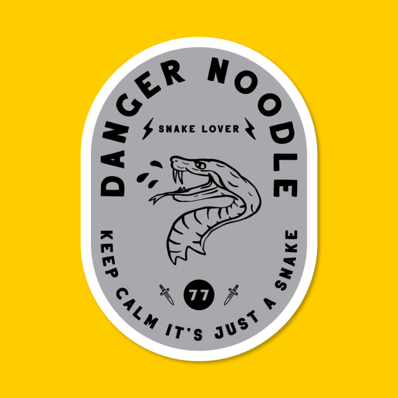 danger noodle sticker