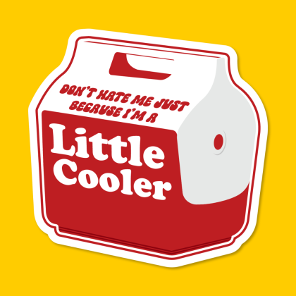 little cooler sticker