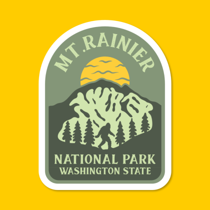 mt rainier sticker