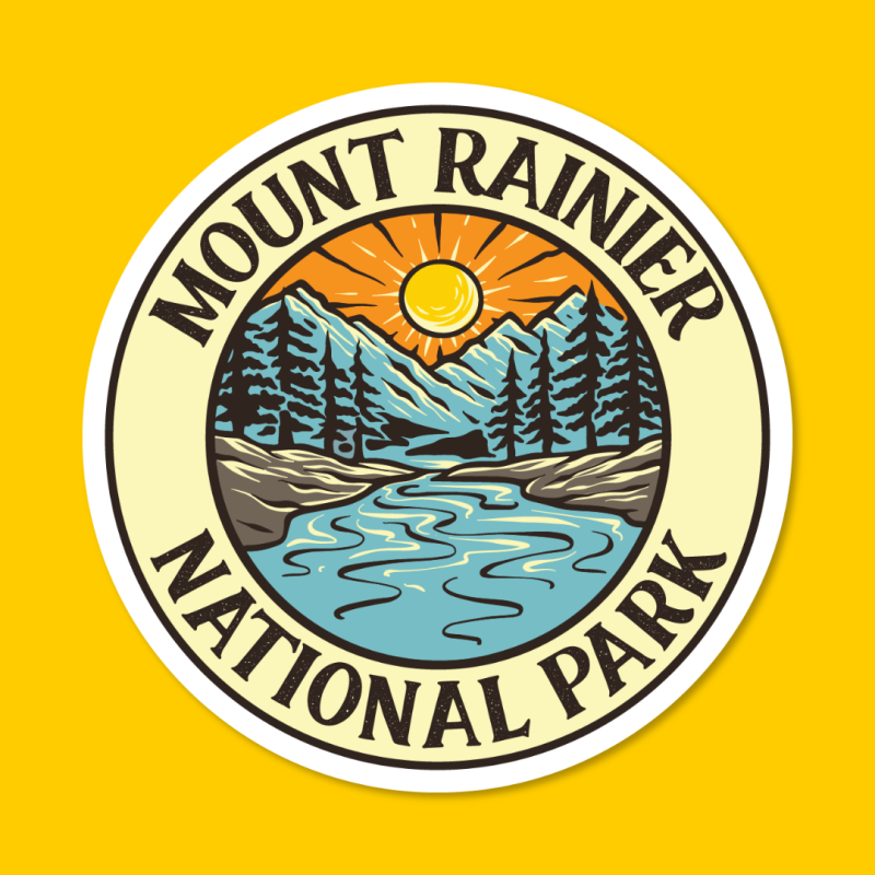 mt rainier sticker