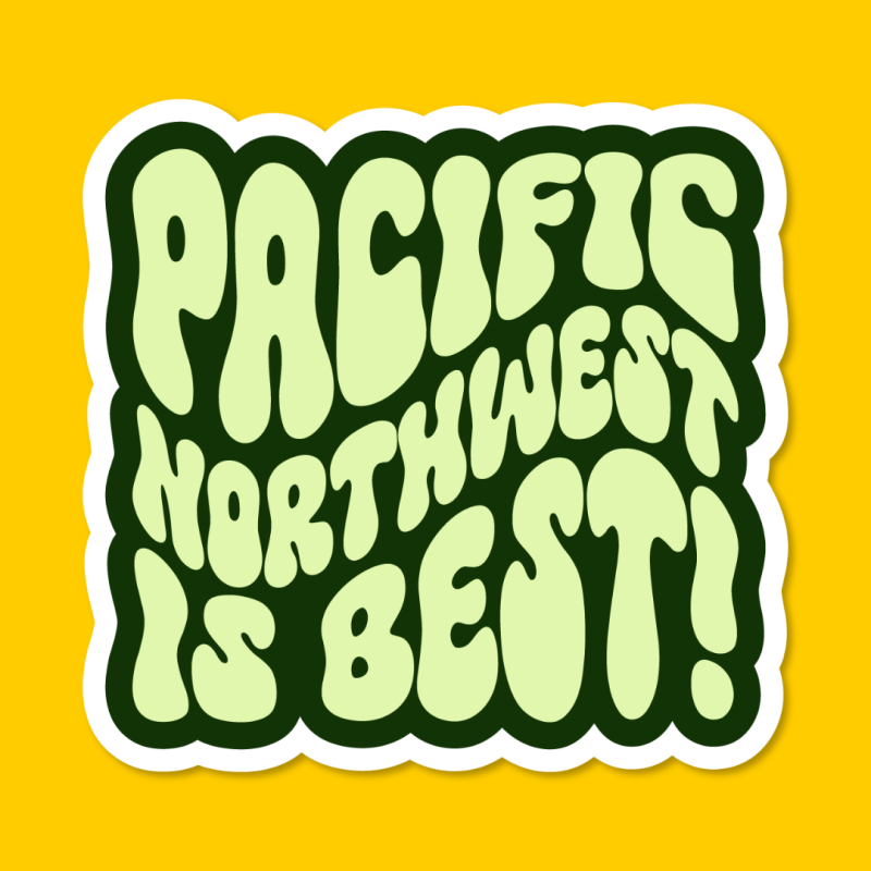 pacific northwest sticker