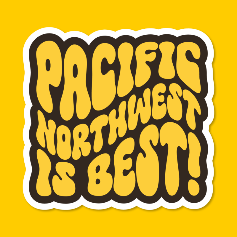 Pacific Northwest Is Best Sticker - Image 3