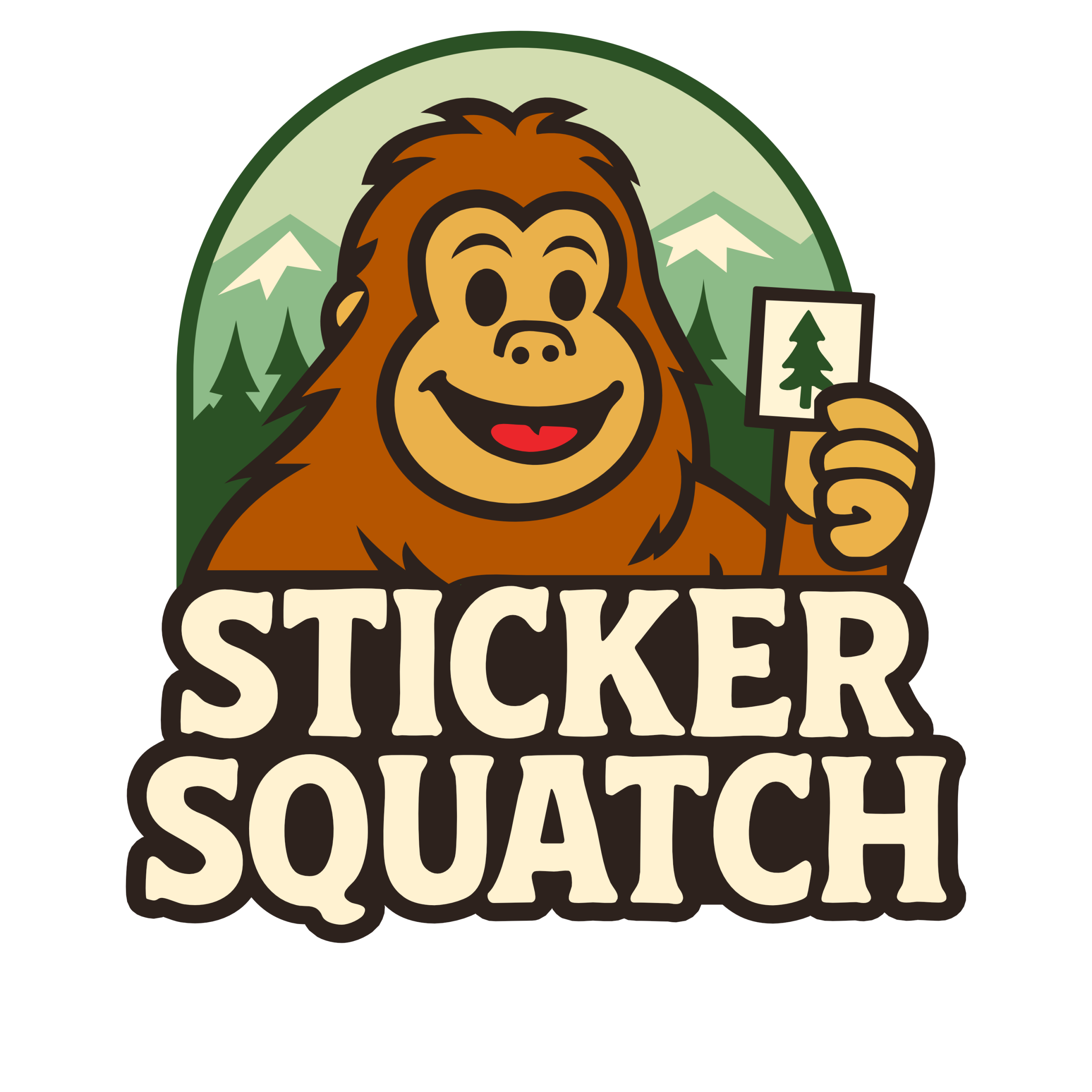 Sticker Squatch