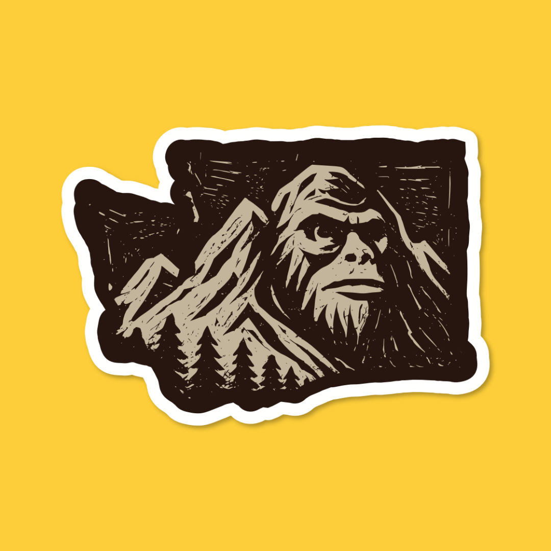 Mount Sasquatch Sticker