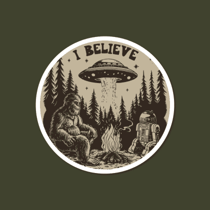 sticker squatch, pacific northwest, pacific northwest sticker, pnw, pnw vibes,