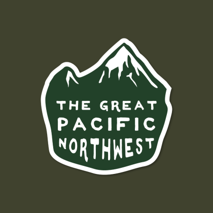 sticker squatch, pacific northwest, pacific northwest sticker, pnw, pnw vibes,