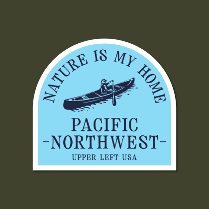 sticker squatch, pacific northwest, pacific northwest sticker, pnw, pnw vibes,