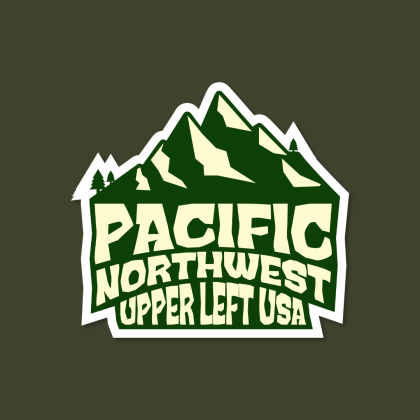 sticker squatch, pacific northwest, pacific northwest sticker, pnw, pnw vibes,