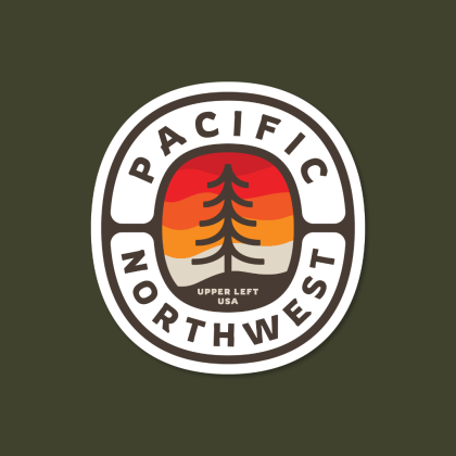 sticker squatch, pacific northwest, pacific northwest sticker, pnw, pnw vibes,