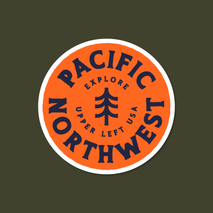 sticker squatch, pacific northwest, pacific northwest sticker, pnw, pnw vibes,