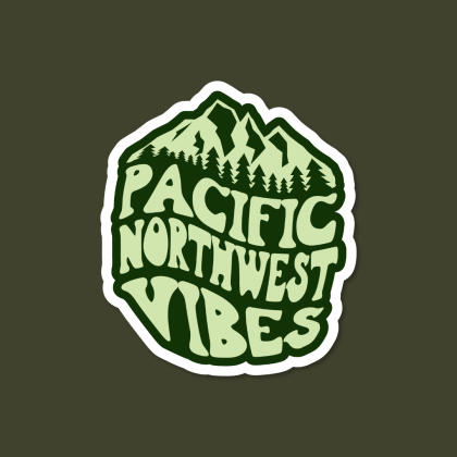 sticker squatch, pacific northwest, pacific northwest sticker, pnw, pnw vibes,