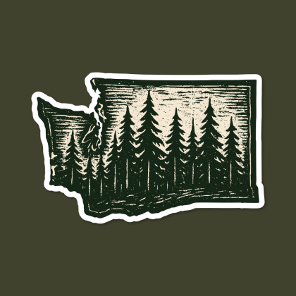 sticker squatch, pacific northwest, pacific northwest sticker, pnw, pnw vibes,