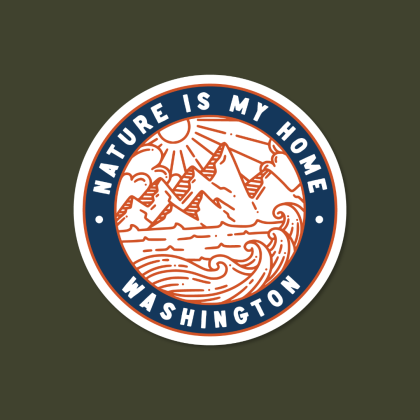 sticker squatch, pacific northwest, pacific northwest sticker, pnw, pnw vibes,